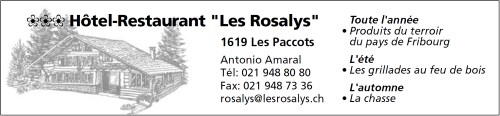 Hôtel restaurant les Rosalys